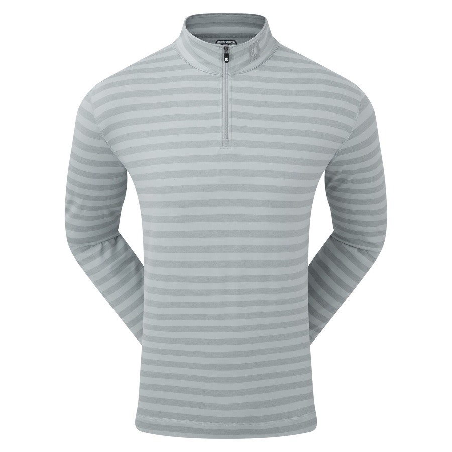 Peached Jersey Tonal Stripe Chill-Out Grey Footjoy