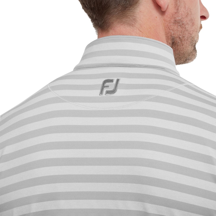 Peached Jersey Tonal Stripe Chill-Out Grey Footjoy