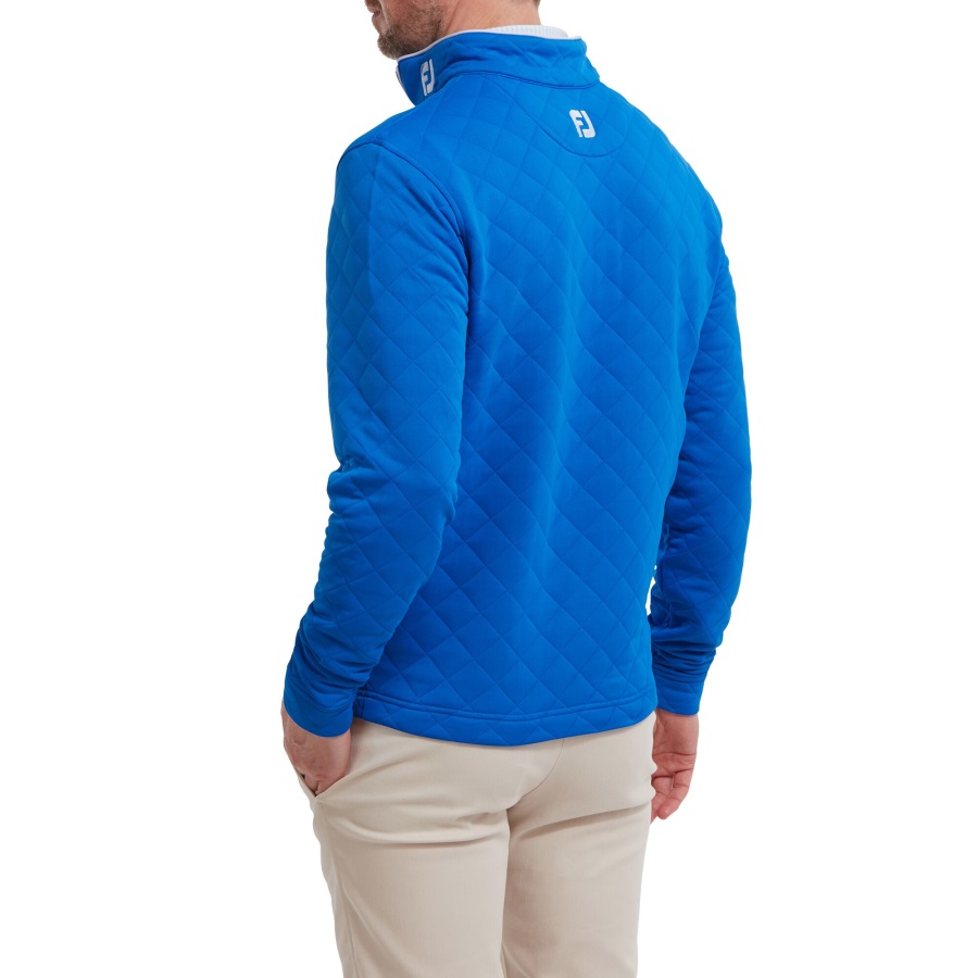Blue-White Footjoy FJ Diamond Jacquard Chill-Out