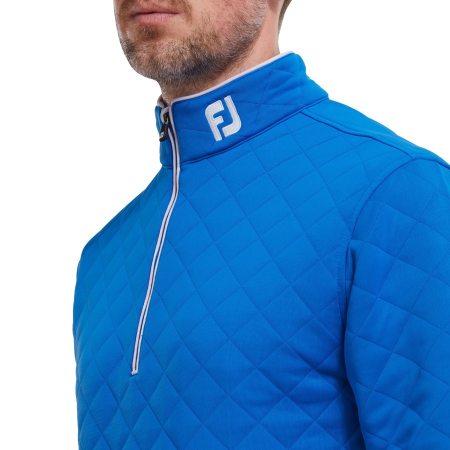 Blue-White Footjoy FJ Diamond Jacquard Chill-Out