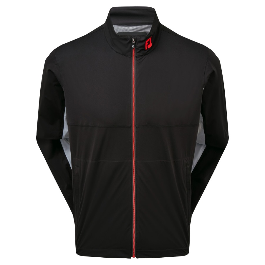 HydroKnit Full Zip Jacket Black-Grey Footjoy