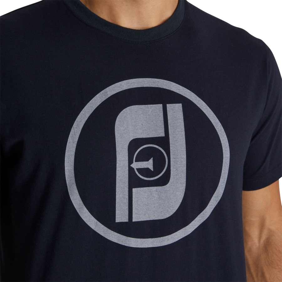 FJ Heritage Graphic T-Shirt Navy Footjoy
