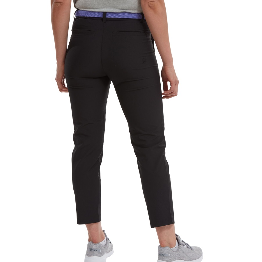 Black Footjoy Stretch Cropped Pants