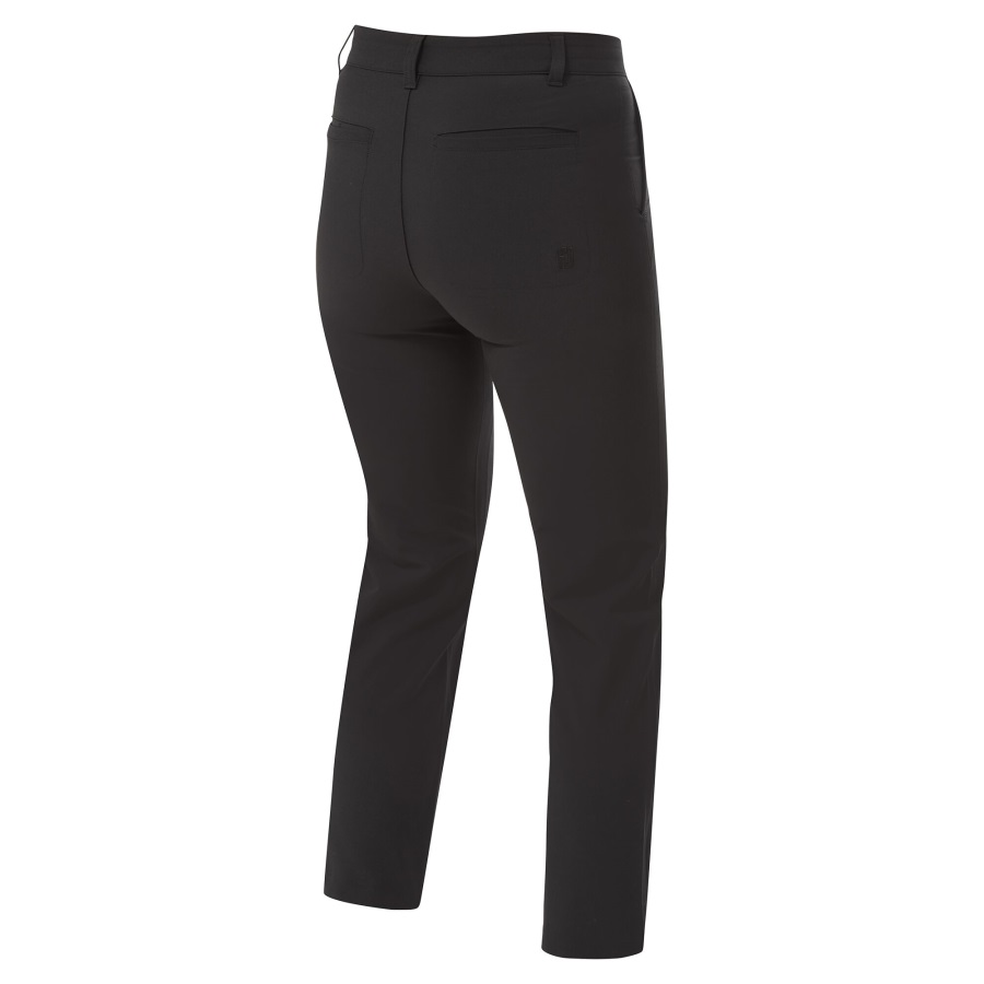 Black Footjoy Stretch Cropped Pants