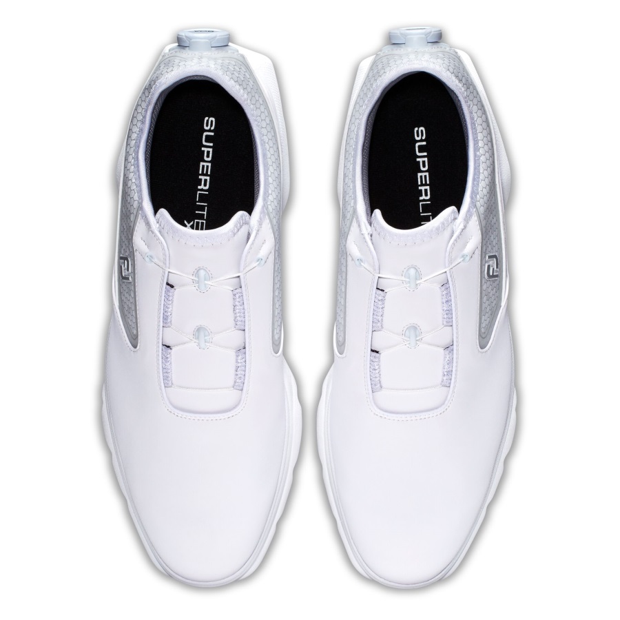White-Silver SuperLites XP BOA Footjoy