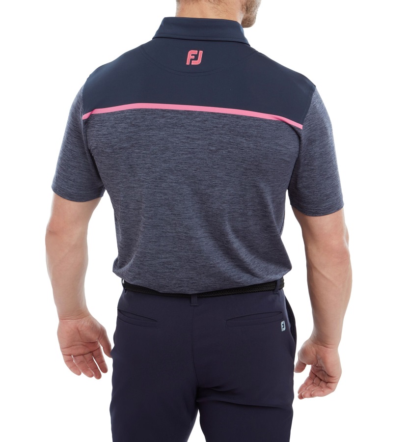 Footjoy Navy Space Dye Block Lisle