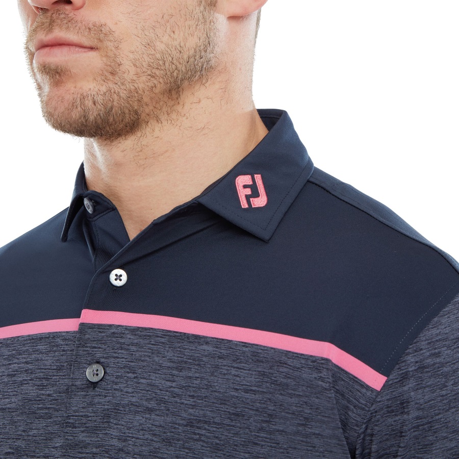 Footjoy Navy Space Dye Block Lisle
