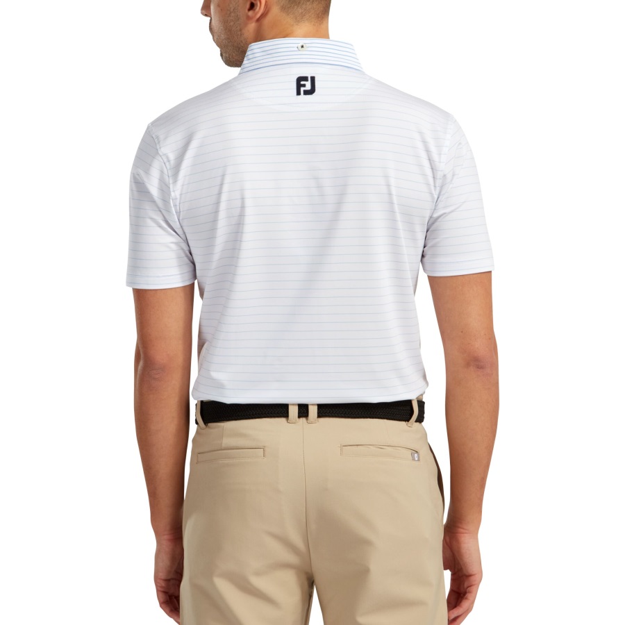 Lisle Pinstripe Mix White Footjoy