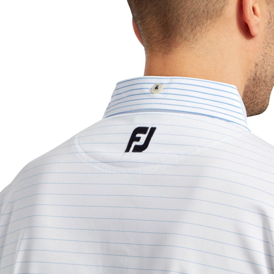Lisle Pinstripe Mix White Footjoy