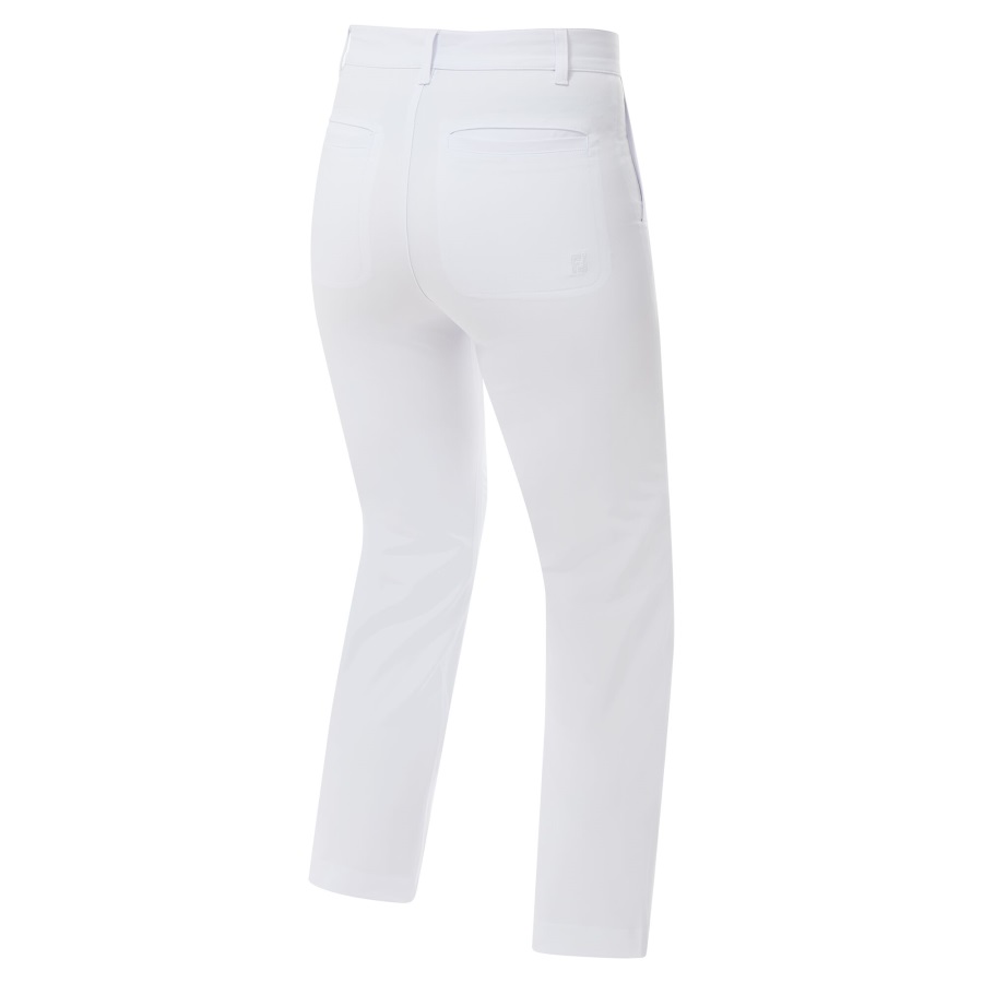 White Stretch Cropped Pants Footjoy