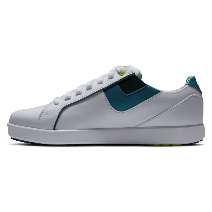 Footjoy White-Green-Blue FJ Links Women