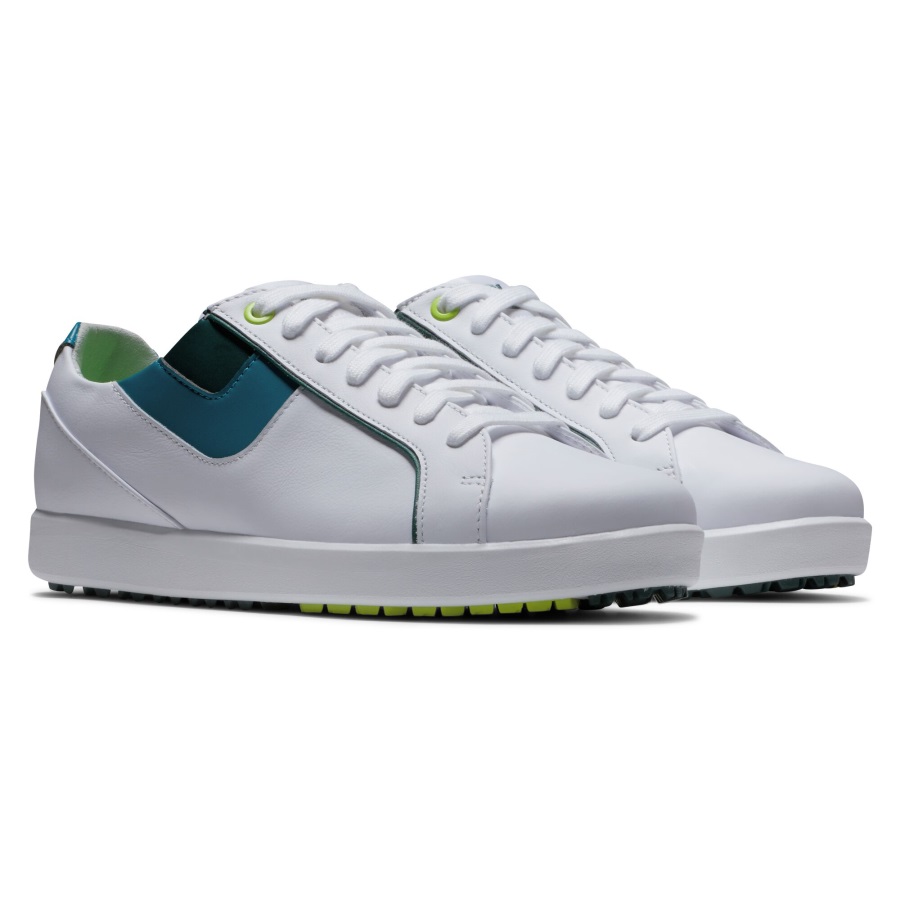 Footjoy White-Green-Blue FJ Links Women