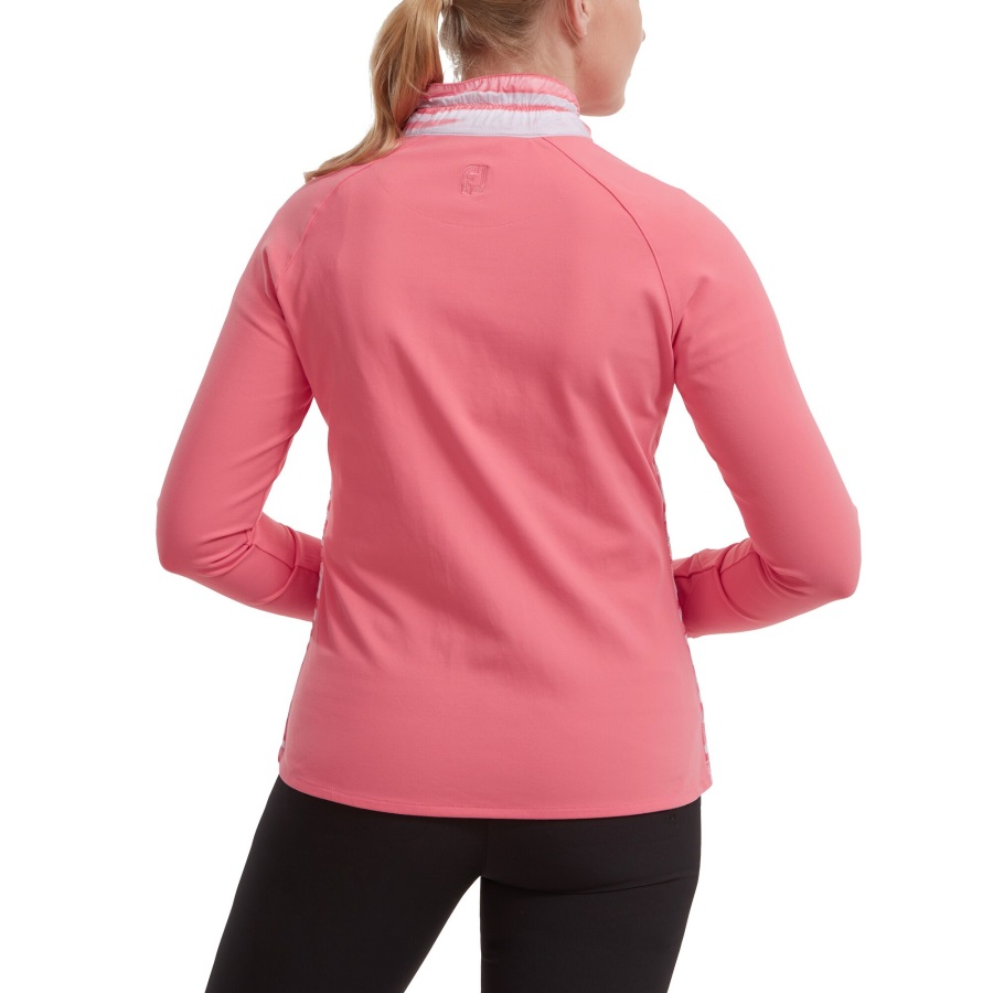 Hybrid Watercolour Jacket Bright Coral Footjoy