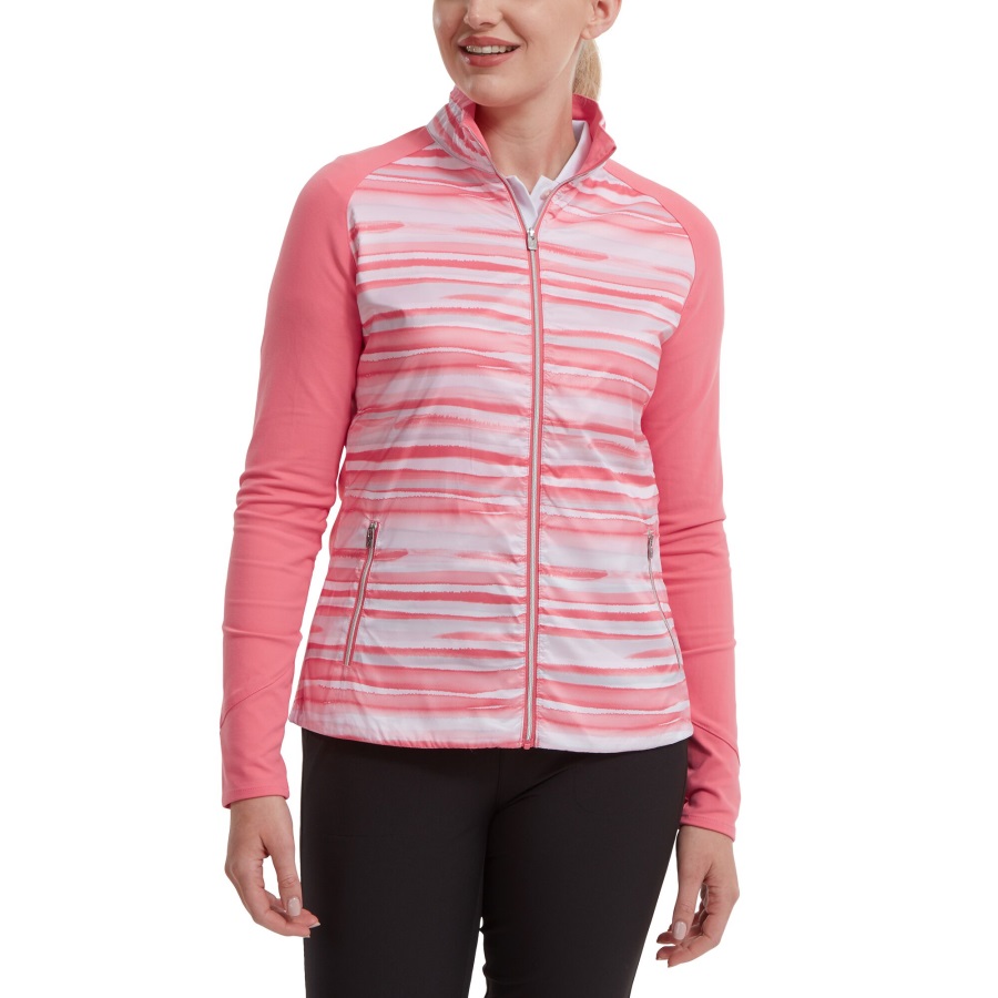 Hybrid Watercolour Jacket Footjoy Bright Coral
