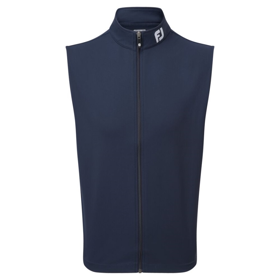 Navy Footjoy Full-Zip Knit Vest