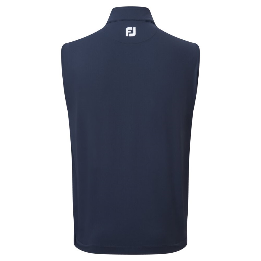 Navy Footjoy Full-Zip Knit Vest