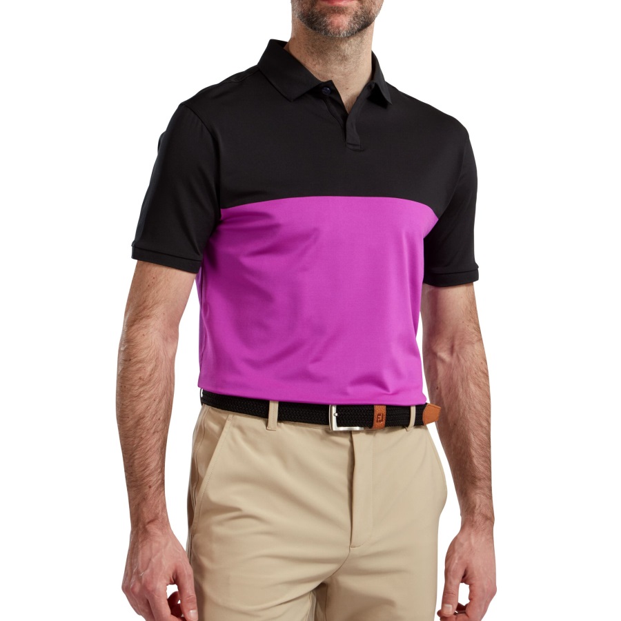 Footjoy Heather Grey-Lime Lisle Engineered Block
