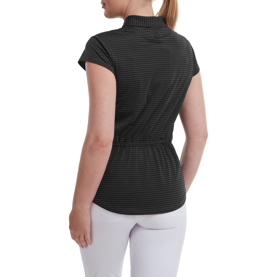 Black Footjoy Tonal Stripe Lisle