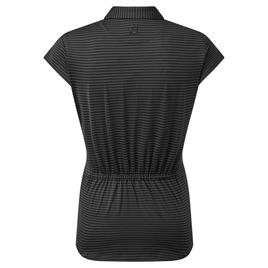 Black Footjoy Tonal Stripe Lisle
