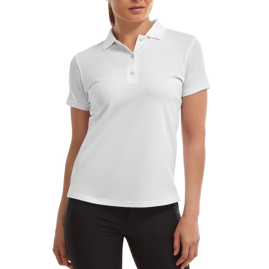 Footjoy Stretch Pique Solid White
