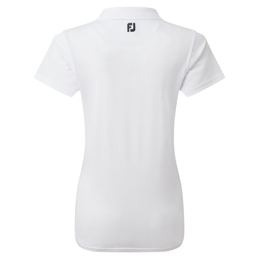 Footjoy Stretch Pique Solid White