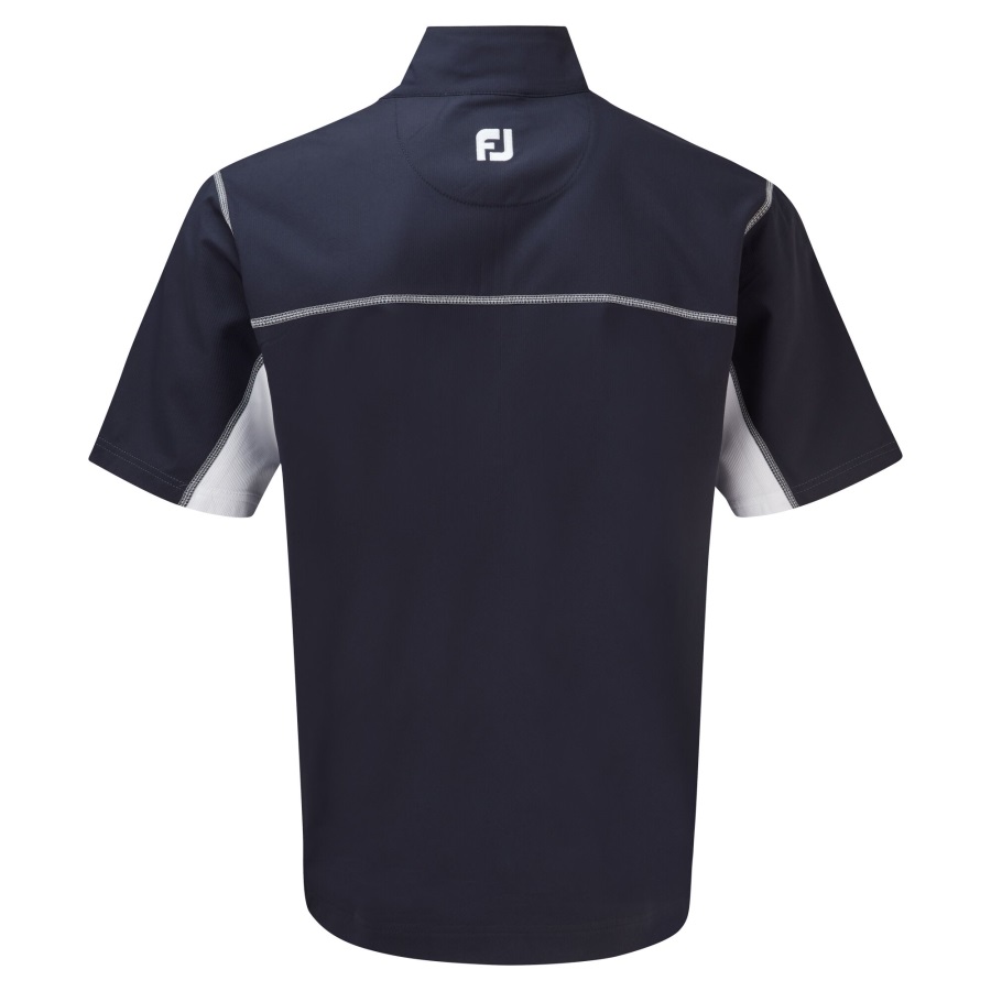 Navy-White FJ Half-Zip S-S Windshirt Footjoy
