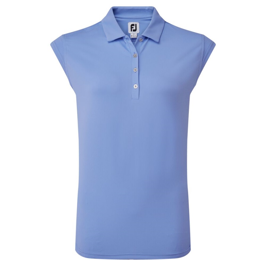 Cap Sleeve Rib Knit Footjoy Blue