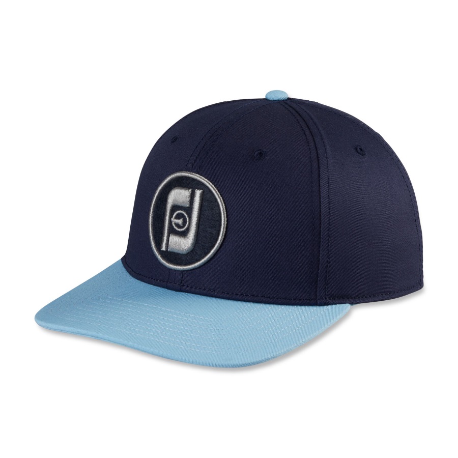 FJ Heritage Flat Brim Cap Navy-Light Blue Footjoy
