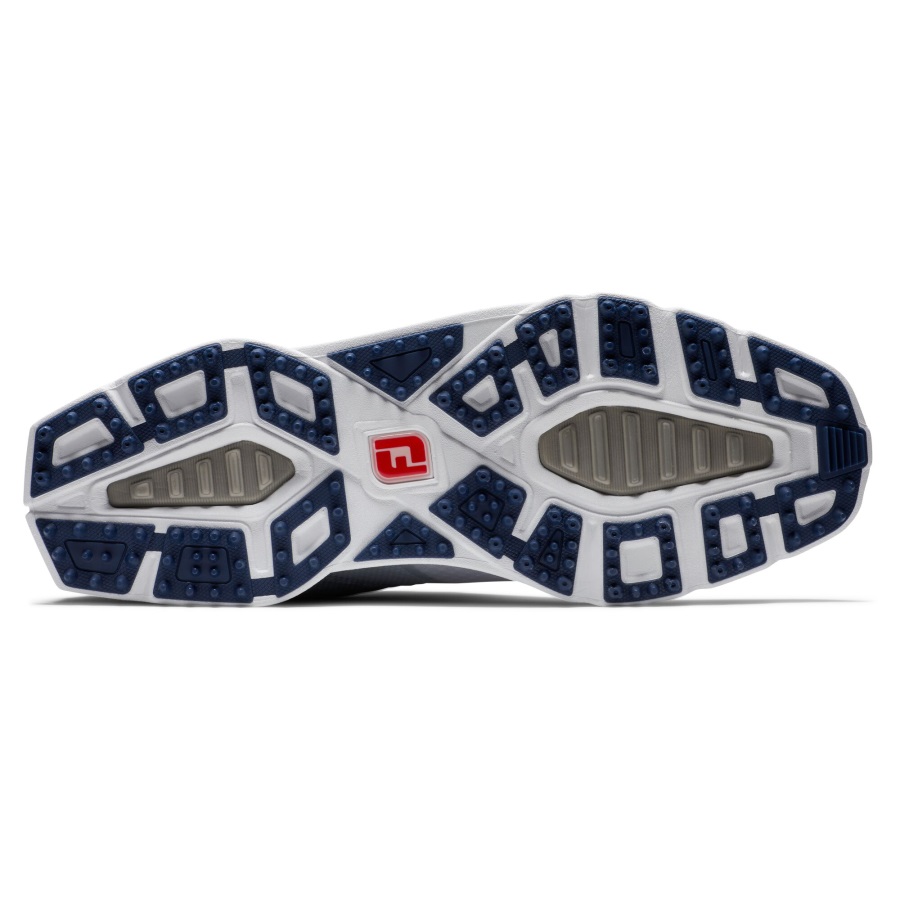 Footjoy White-Blue-Navy Pro SL Sport