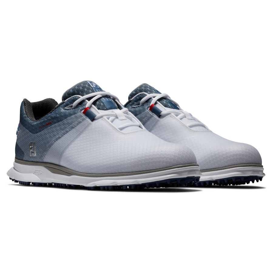 Footjoy White-Blue-Navy Pro SL Sport