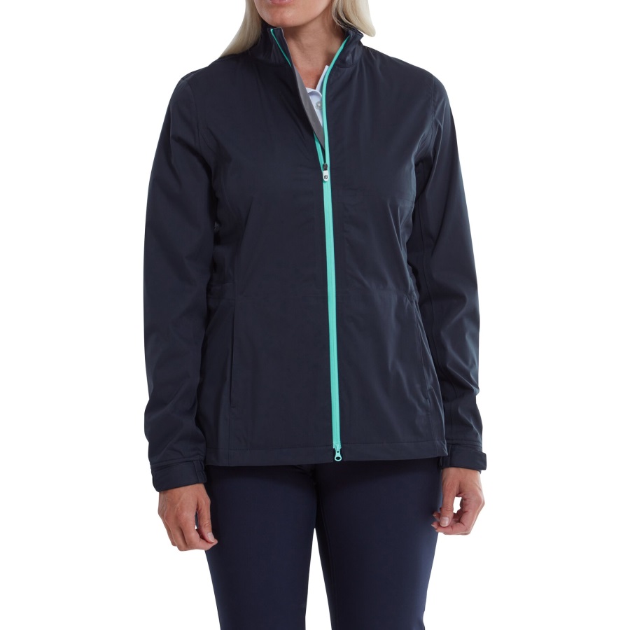 Women's HydroKnit Jacket Footjoy Navy-Aquamarine