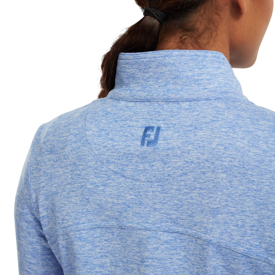 Women's Full-Zip Knit Midlayer Heather Blue Jay Footjoy