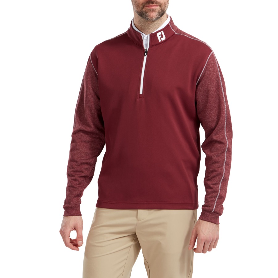 Tonal Heather Chill-Out Footjoy Maroon