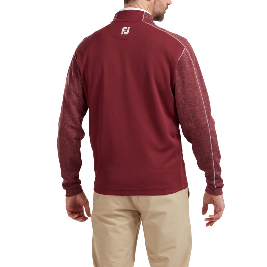 Tonal Heather Chill-Out Footjoy Maroon