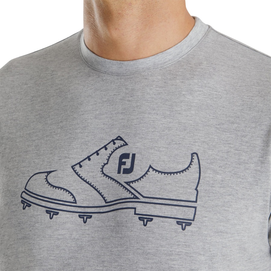 Grey Footjoy FJ Heritage Graphic T-Shirt