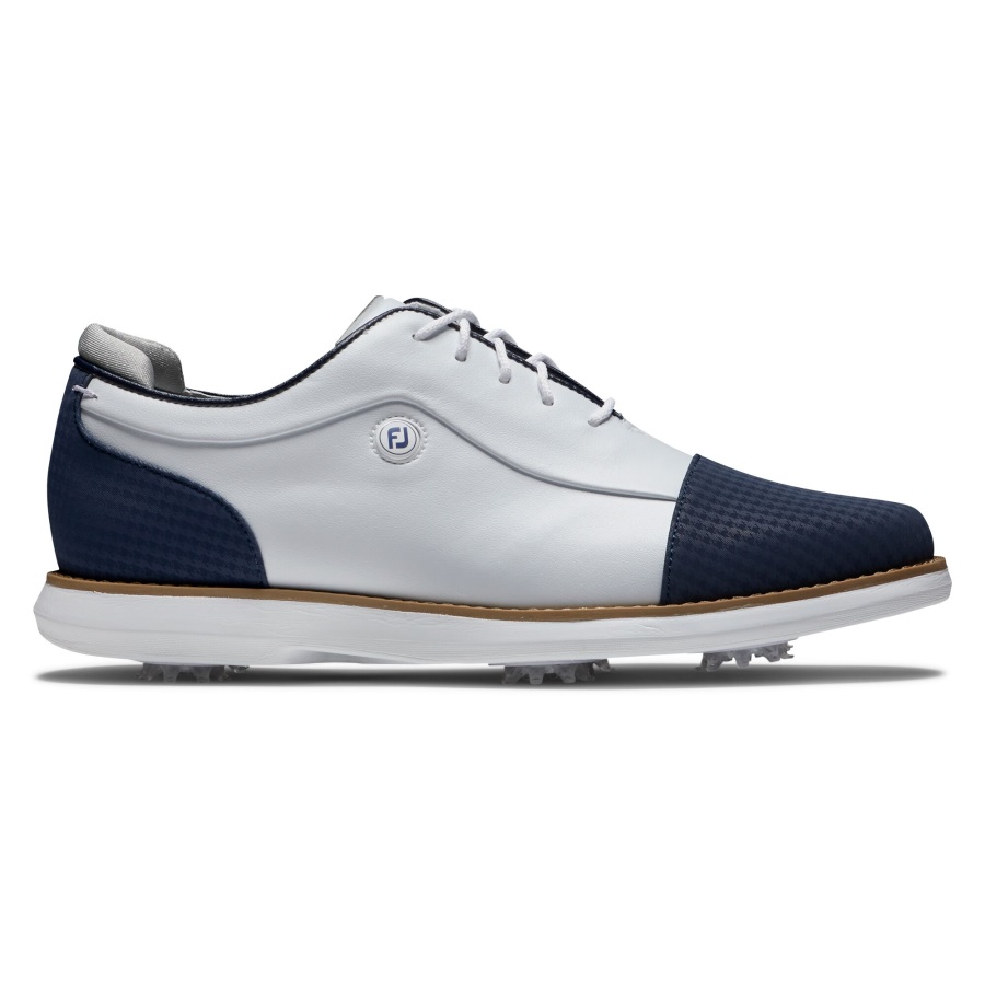 White-Navy Traditions - Shield Tip Women Footjoy