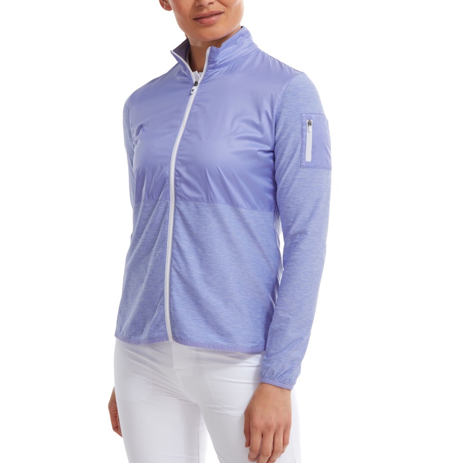Footjoy Violet Full-Zip Space Dye Midlayer