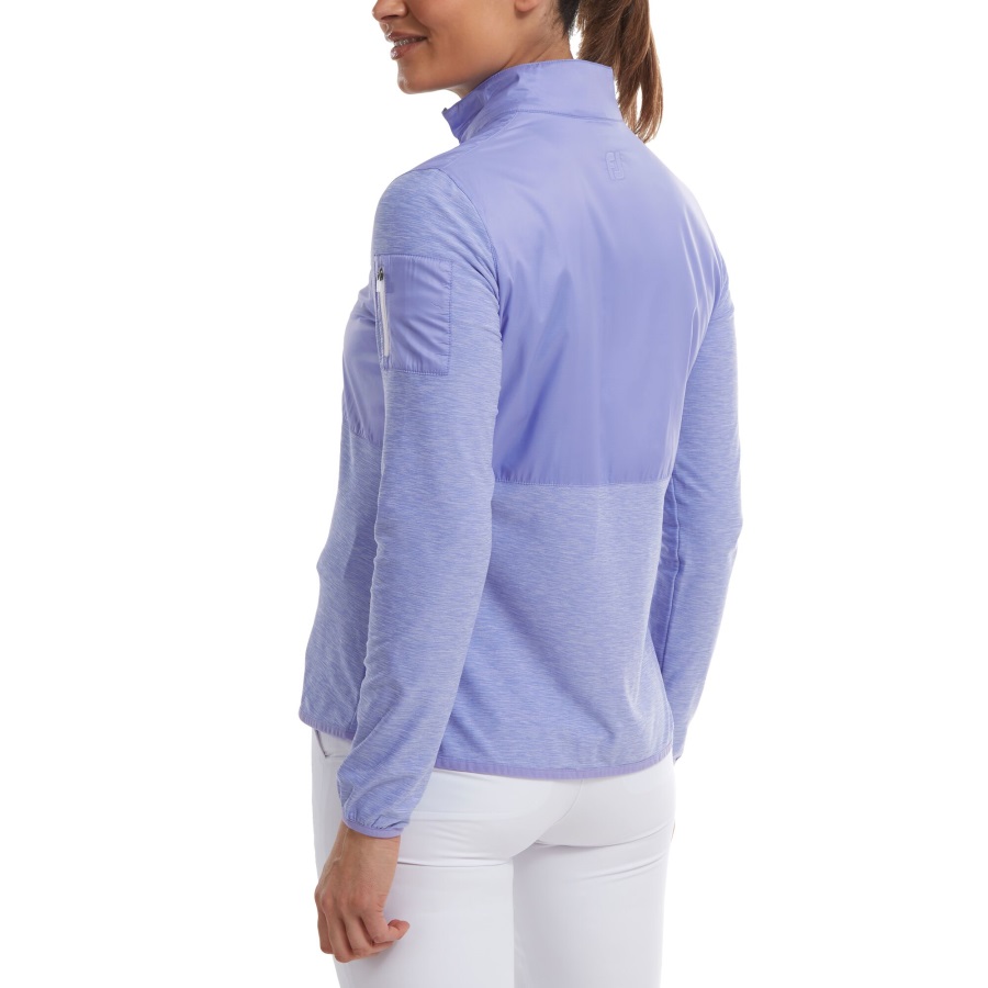 Footjoy Violet Full-Zip Space Dye Midlayer