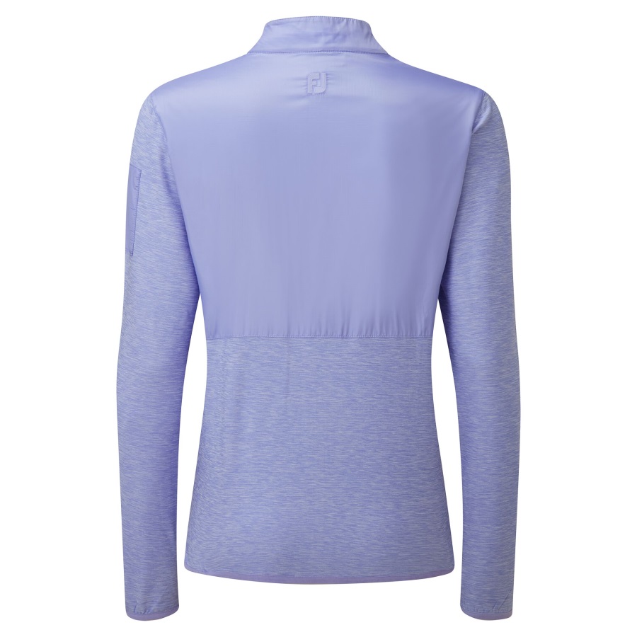Violet Footjoy Full-Zip Space Dye Midlayer