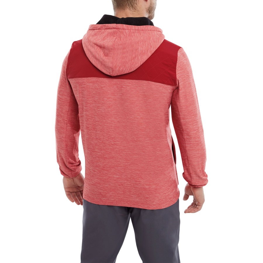 Footjoy Tonal Red-Black FJ Thermal Hoodie
