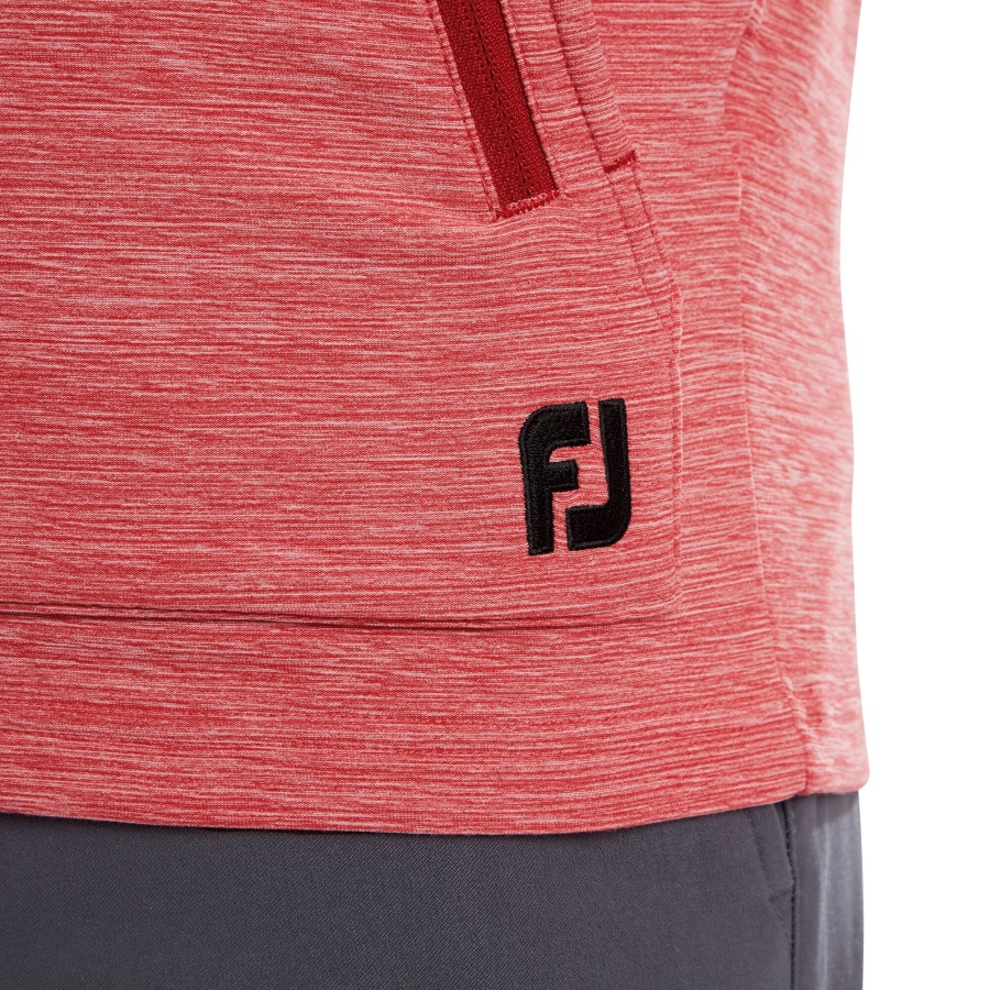 Footjoy Tonal Red-Black FJ Thermal Hoodie