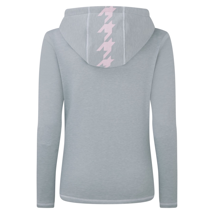 Women's Full-Zip Hoodie Footjoy Grey-Pink