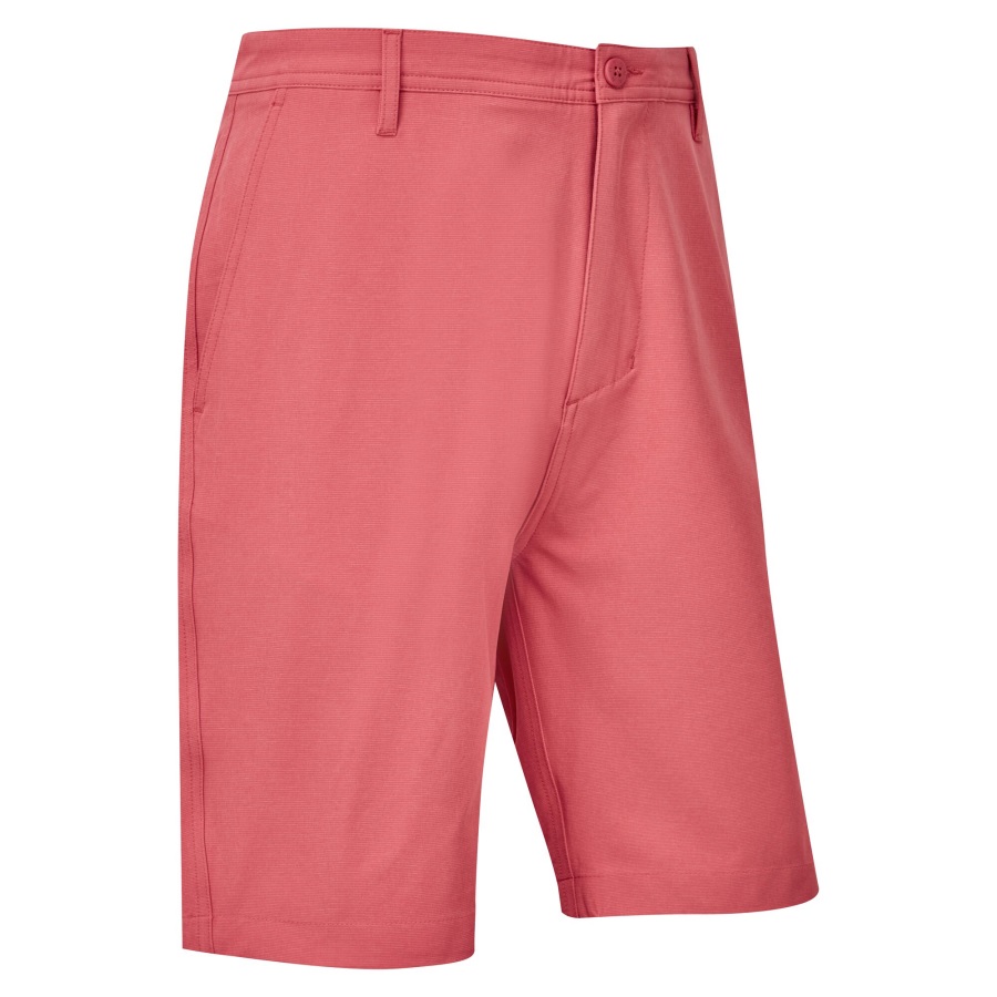Cape Red Footjoy Broken Stripe Woven Short