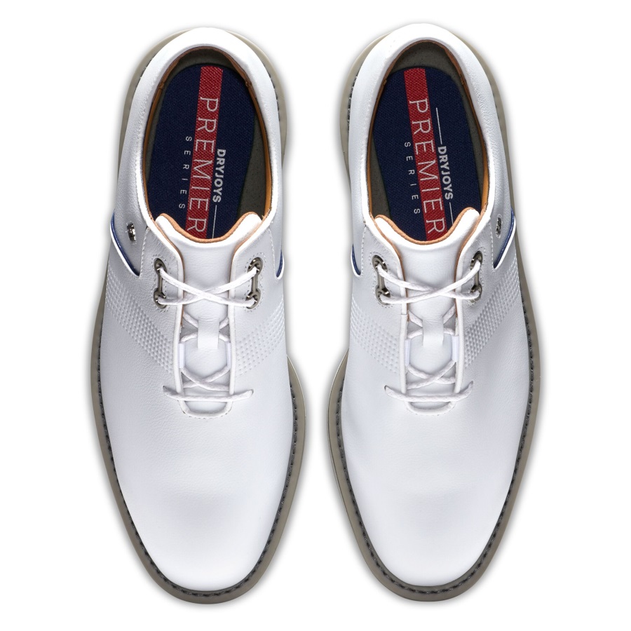 Footjoy White-Navy Premiere Series Flint
