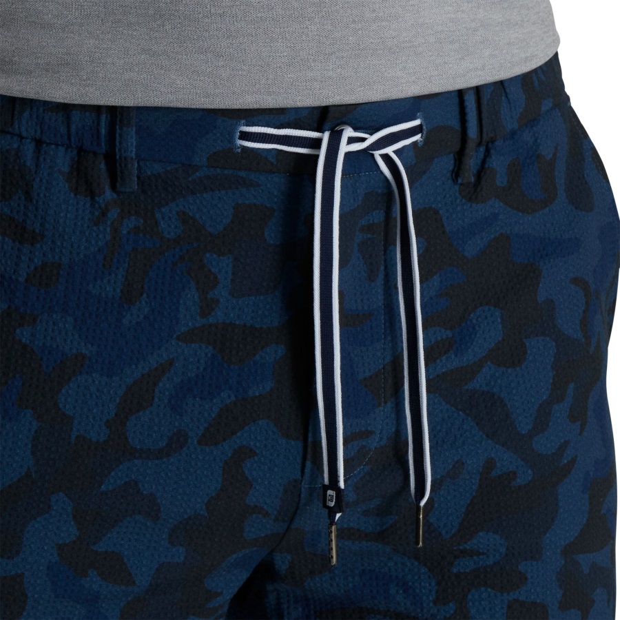 Blue Camo Footjoy Seersucker Shorts