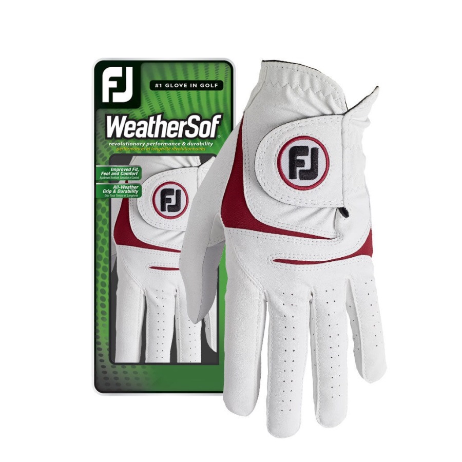 WeatherSof Footjoy White-Red