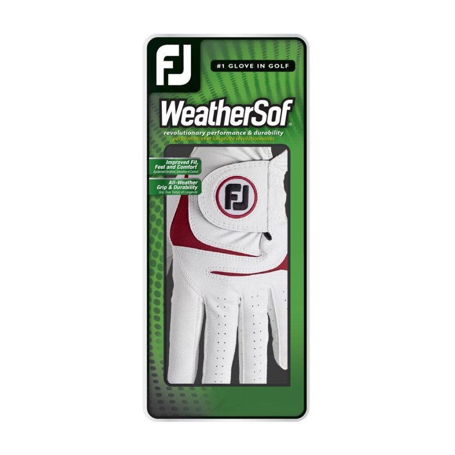 WeatherSof Footjoy White-Red