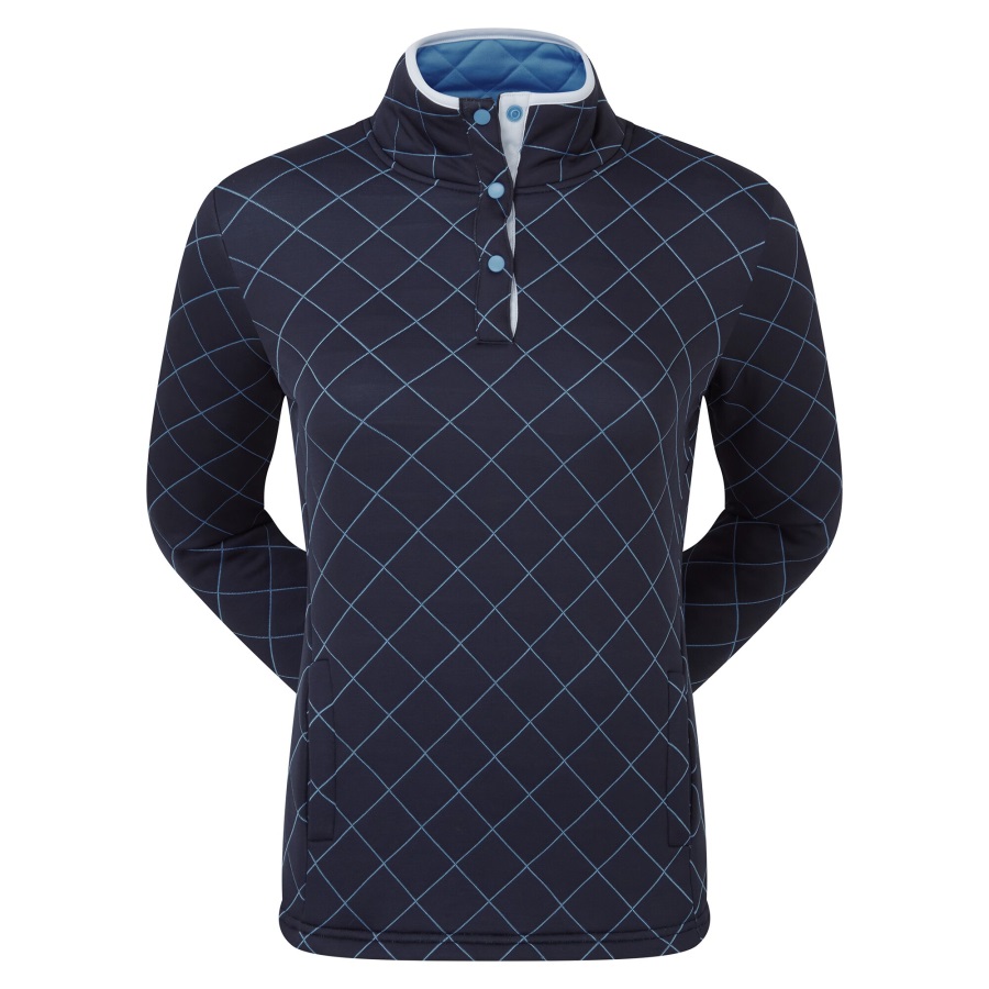 Footjoy Navy Women's Jersey Quilted Mid-Layer