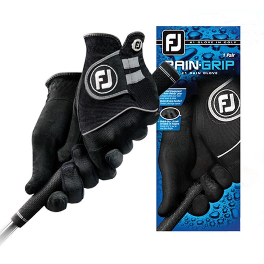 Footjoy Black RainGrip Pair Women