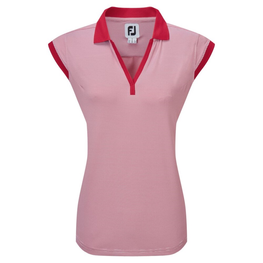 Red-White End on End Stripe Lisle Footjoy